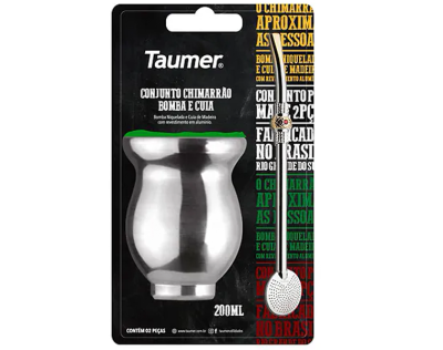 TAUMER MATE GOURD + STRAW