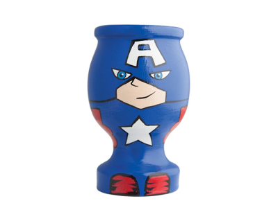 HAND PAINTED CAPTAIN AMERICA GOURD