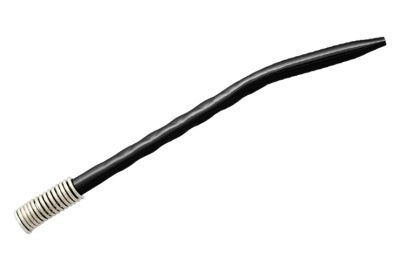 BLACK ALUMINIUM DRINKING STRAW