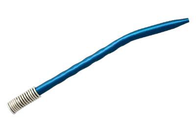 BLUE ALUMINIUM DRINKING STRAW