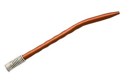 ORANGE ALUMINIUM DRINKING STRAW