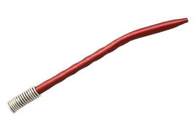 RED ALUMINIUM DRINKING STRAW