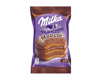 MILKA TRIPLE ALFAJOR - MOUSSE 55G