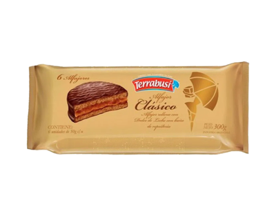 TERRABUSI ALFAJORES - CHOCOLATE X 6