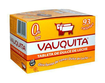 VAUQUITA CLASICA DULCE DE LECHE BAR- 18 X 25 G 