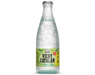 VICHY CATALAN - NATURAL LEMON /LIME FLAVOURED SPARKLING MINERAL WATER 6 X 250 ML